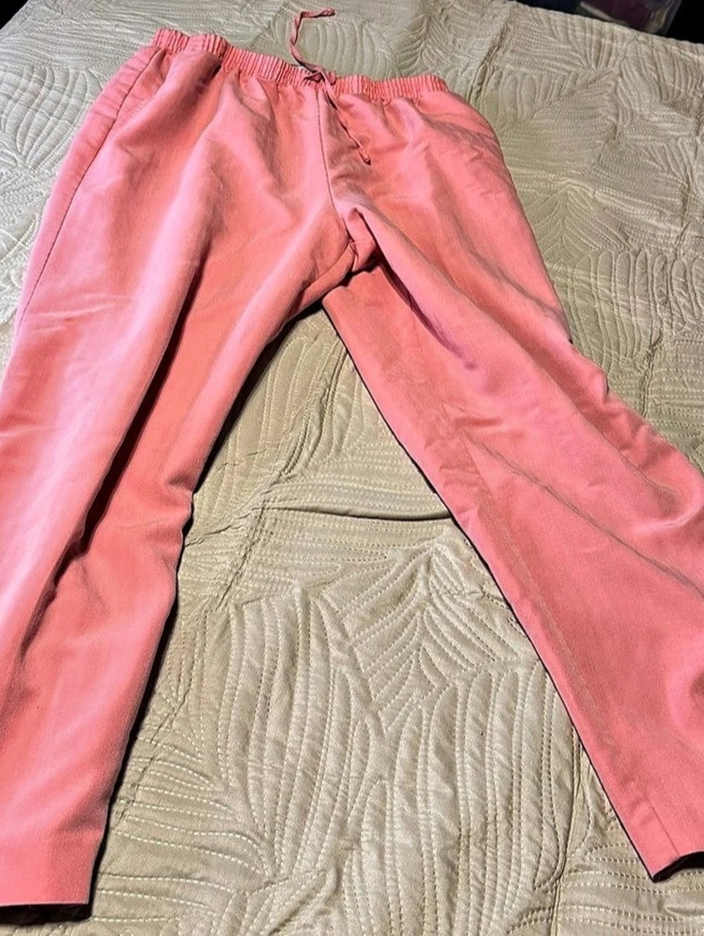 Alfred Dunner Pink Straight Leg Pants Size 16